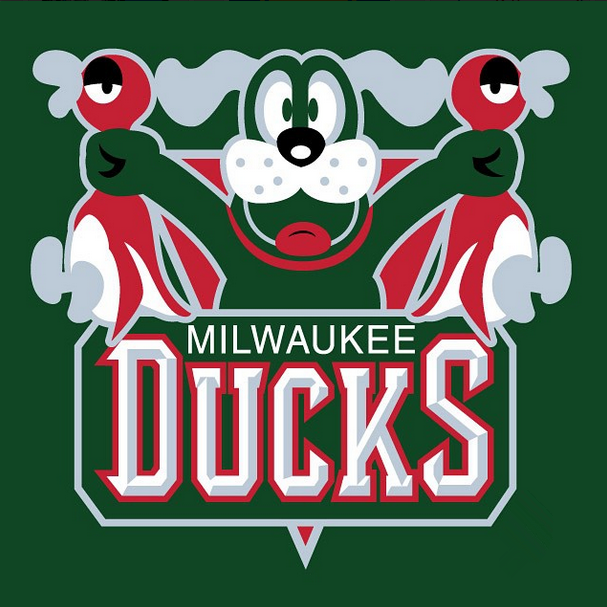Milwaukee Ducks logo iron on heat transfer